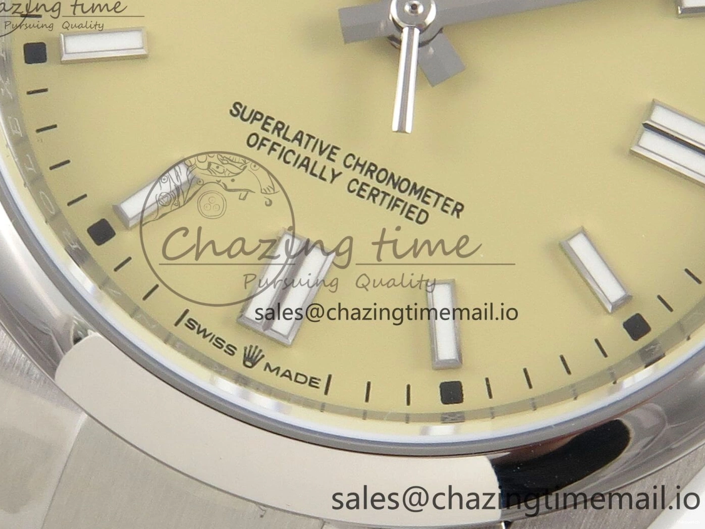 2025 904L Pistachio 36mm Edition KRF Best Beige Perpetual Oyster 126000 A2824 Dial Steel 1:1 0524